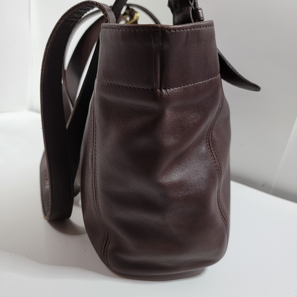 Coach Vintage Mahogany Brown Leather Purse - Picture 4 of 15